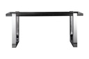 Za-Za Console
(Charcoal Parchment & Stainless)