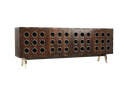 Marseilles Credenza
(Parchment & Brass 4 Doors)