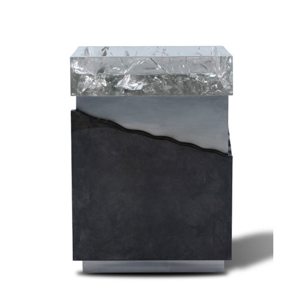 Teran Washbasin
(Charcoal & Stainless)