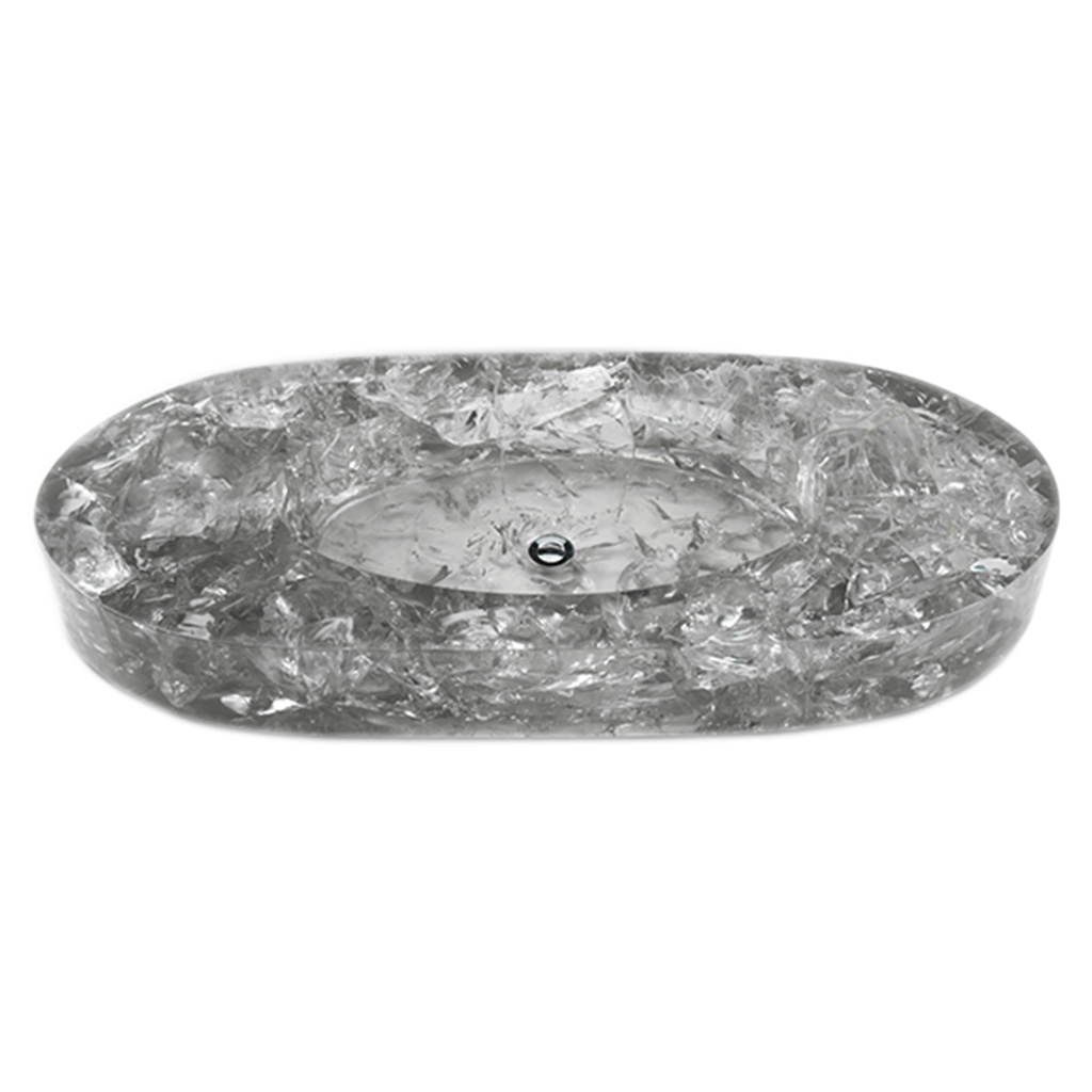 Oveletti Vessel
In Ice-Cracked Resin