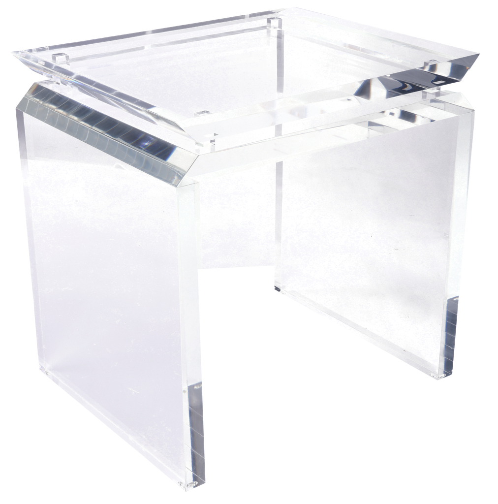 Cube Acrylic Side Table