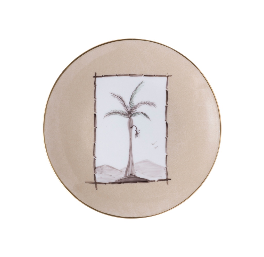Salad/Dessert Plate Coupe Colonies Cartouche
Colonies | Date Palm
Dia21.0 Cm H. 2.5 Cm V. 0.33 G