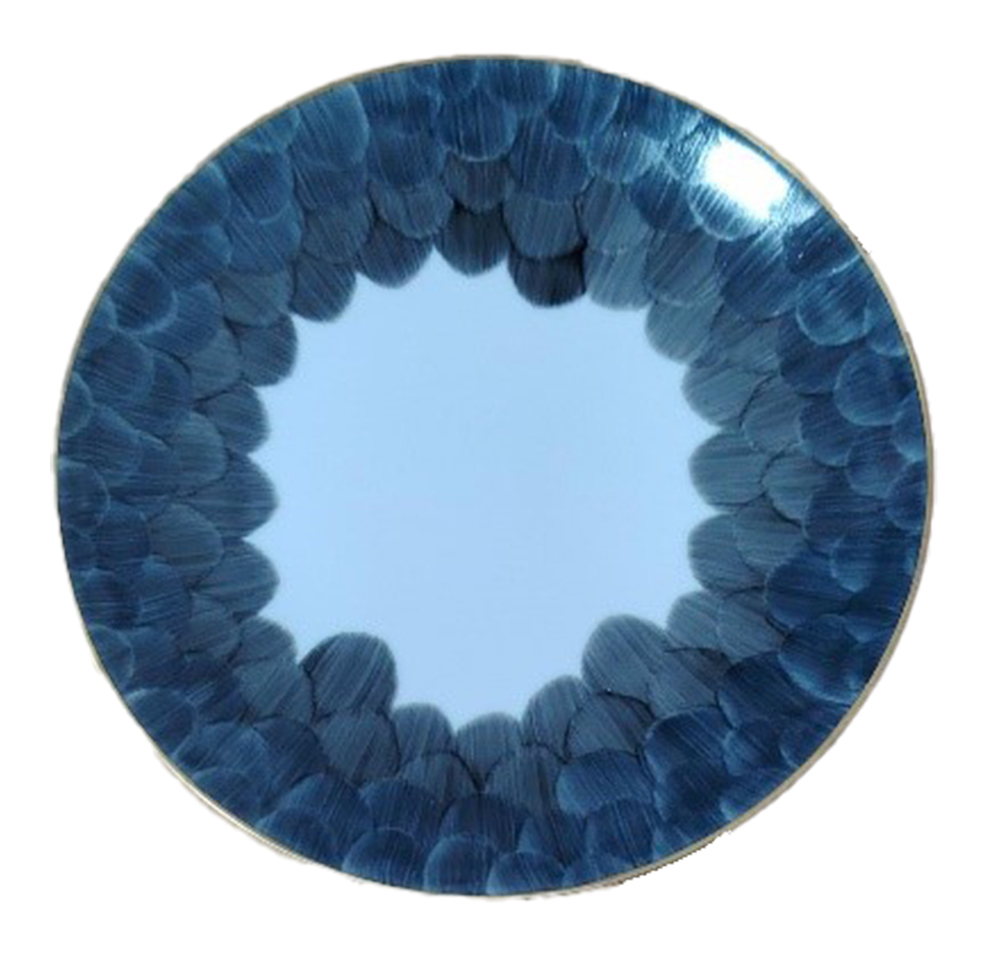 Salad/Dessert Plate Coupe Cercle D'Écailles
Dia21.0 Cm H. 2.5 Cm V. 0.33 G