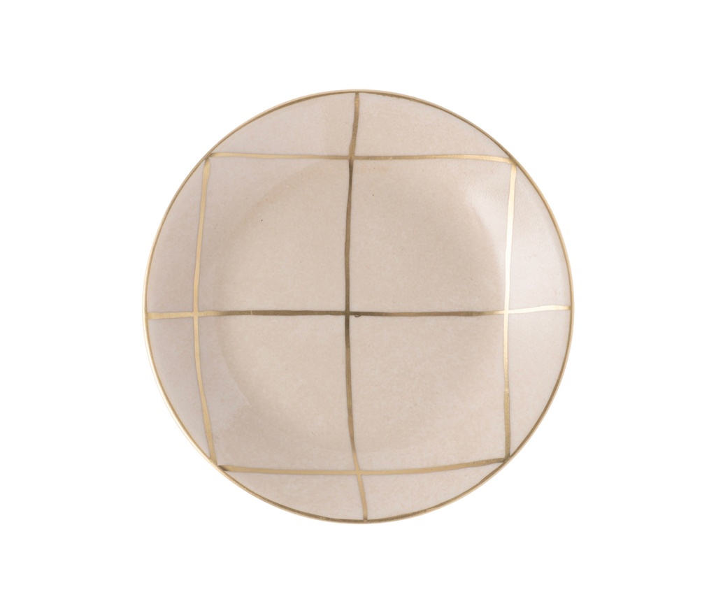 Bread/Side Plate Coupe Trame 1
Dia15.0 Cm H. 2.0 Cm V. 0.15 G