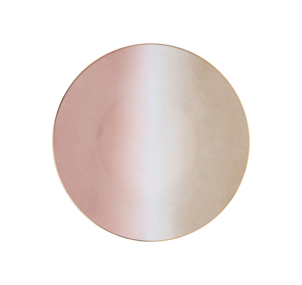 Presentation Plate Coupe Tie Dye
Dia30.5 Cm H. 2.5 Cm V. 1.0 G