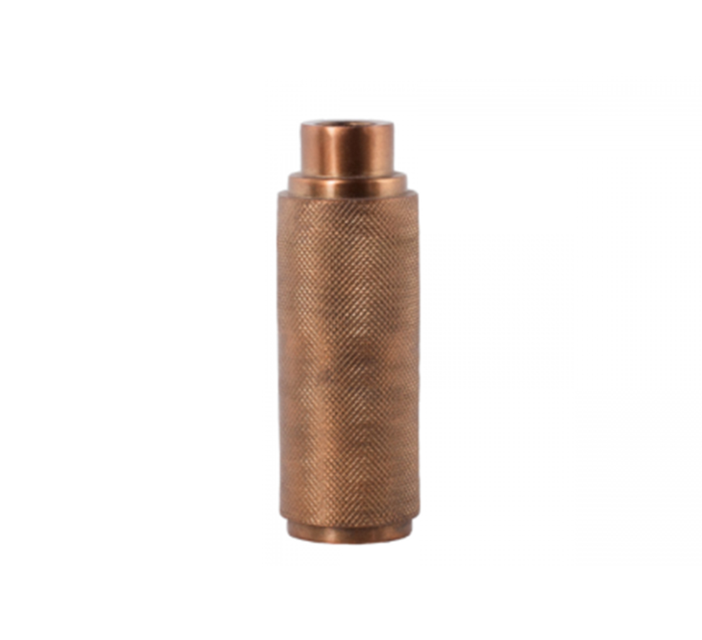 Raw Dinner Candle Holder Antique Brass L