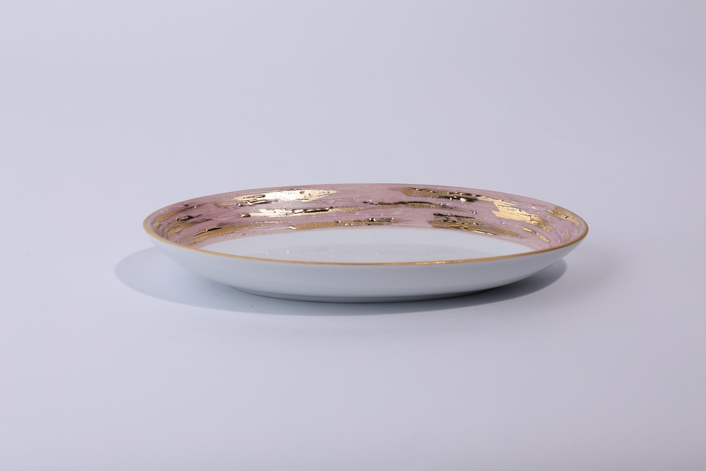 Oval Pickle Dish Olympus Violet Lotus