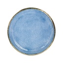 Under Plates Bluette And Gold