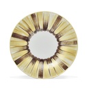 Dessert Plate  Dpj Panache  Pink Yellow