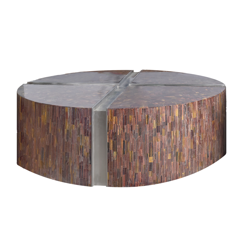 Grand Reception Red Stone Table Top Dia