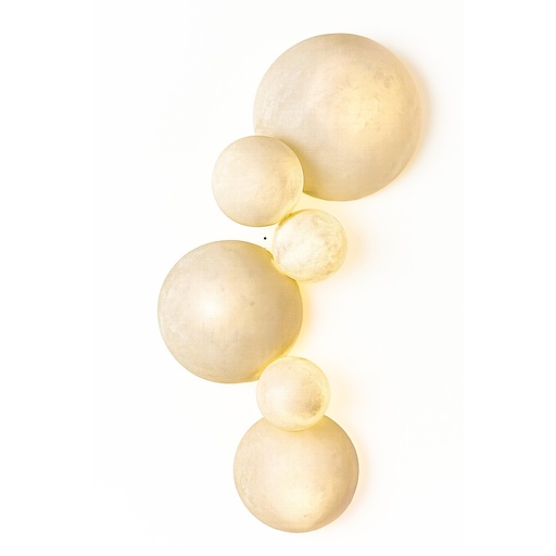 [207005031] Orbit Moon Sconce (Crystal,D150 CM, Gold/Brass)