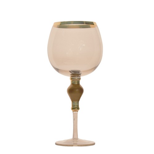 [101002055] Aristocrat- Gold & Bronze Balloon (Yellow,8x30H CM, Glass)