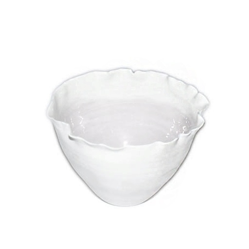 [102001547] Bowl Light Violet High W/White Eggs Helledges Merletto