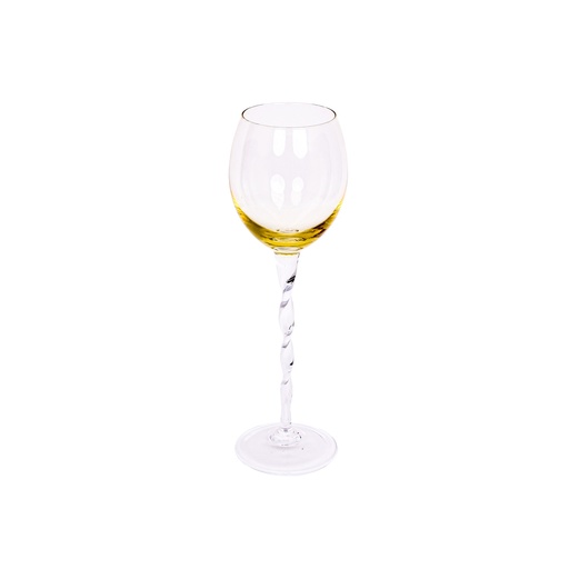 [101002189] Burgundy Glass Yellow (Black,W9xH17 cm, Glass/Crystal)
