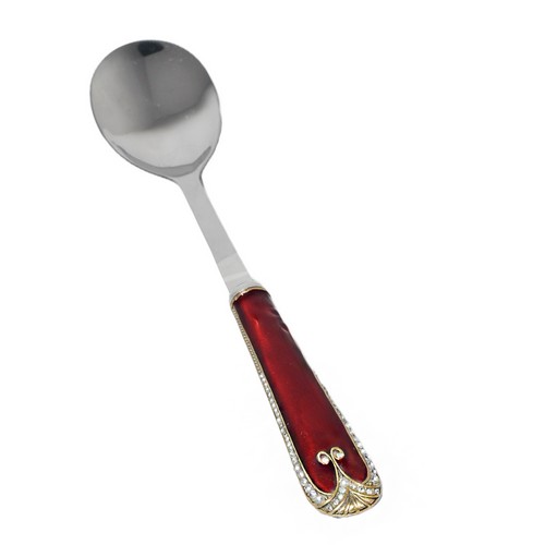 [103002014] Classico Spoon Red (Red,6x27.5 cm, Stainless Steel)