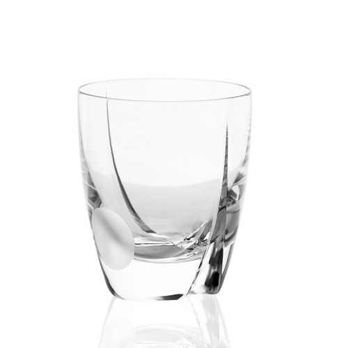 [101002415] Dondolo Frosted Dof Tumbler (Black,Glass/Crystal)