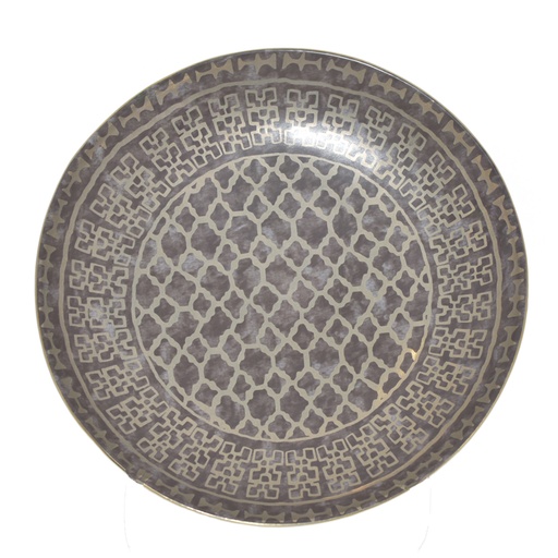 [103003179] Fortuny Ashanti Round Platter (Violet,DIA17CM, Porcelain)