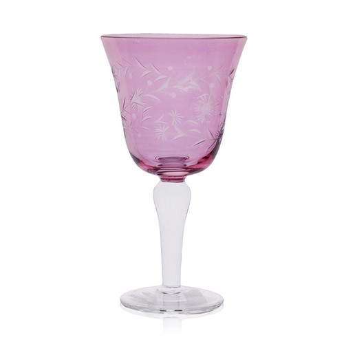 [101002131] Glass Vienna Lg Water (Gold,9x21H CM, Glass)