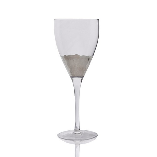 [101002017] Glass White Wine Glass (Embroidery,9.5x18H CM, Glass)