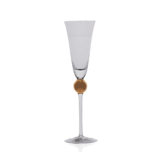 [101002124] Goblet (Clear/Bronze,7x7x25H cm, Glass)