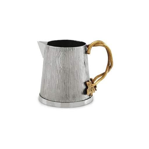 [102009008] Ivy & Oak Creamer (Silver/Gold,8x11x8.2, Stainless Steel/Brass)