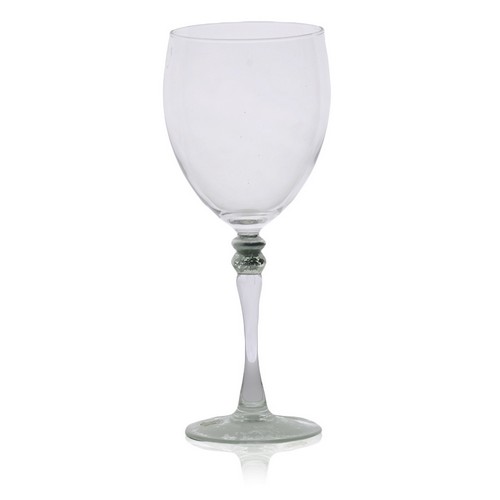[101002153] Leslina Goblet Silver Mist (Clear/Gold,9x9x24H cm, Glass/Metal)