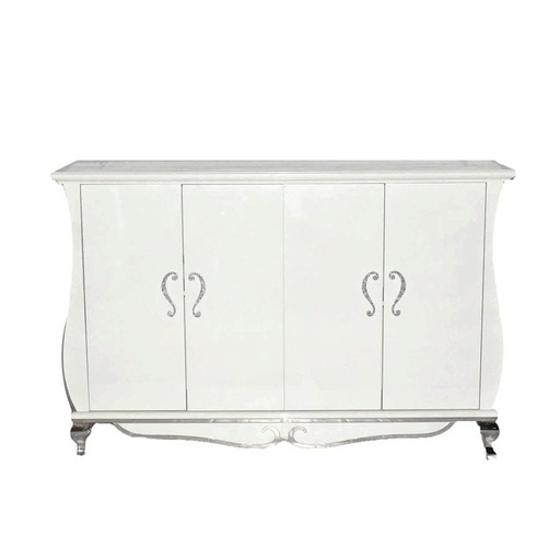 [201003052] Lifting Tv Cabinet (Cream,55x60x81H CM, Upholstered)