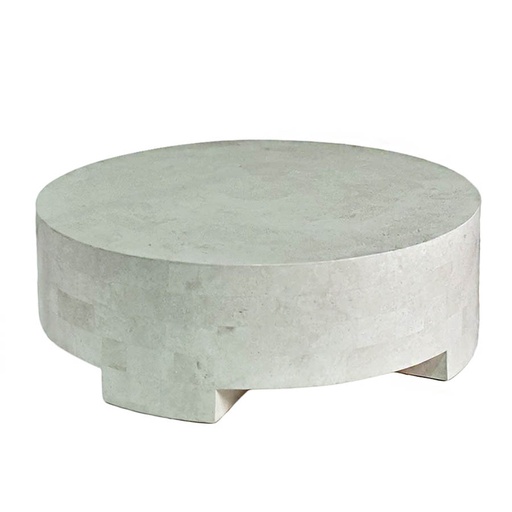[202001147] Murano Coffee Table (White Onyx And Light Gold,L - 99.06 , W- 43.2 , ht - 53.3, Light Gold On Metal)