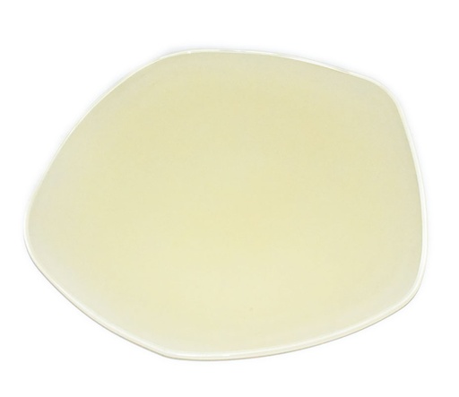 [102004001] Nuvole Tray Ivory (Clear,10x10x10H cm, Glass)