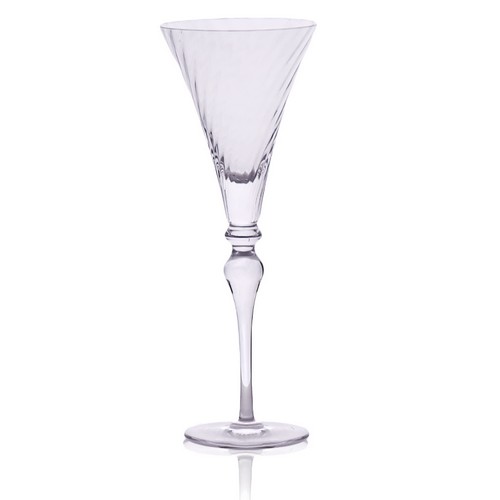 [101002121] Palmyre Flute A Chp Clair (Clear/Green,9x9x28H cm, Glass)