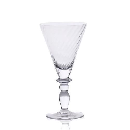 [101002073] Palmyre Verre A Eau Clair Wglass Clear (Clear, 11x21H CM, Crystal)