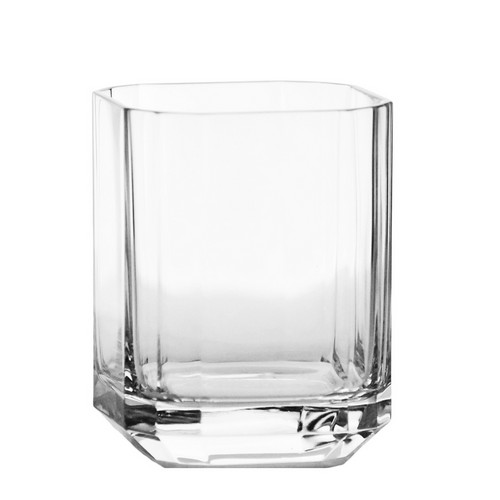 [101002430] Polygon Oob Bicchiere Double Old Fashion Glass (Chartreuse,20x21.5H, Glass)
