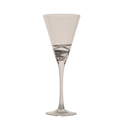 [101002008] Red Wine Glass Sommelier Platinum (Clear, 11x21H CM, Crystal)