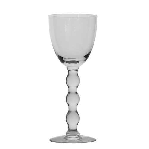 [101002103] Rivoli Verre Vin (Clear/Gold,9x9x24H cm, Glass/Metal)