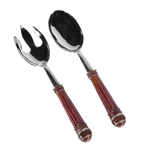 [103001030] S/2 Ruby Salad Set (Green,28 cm, Metal)