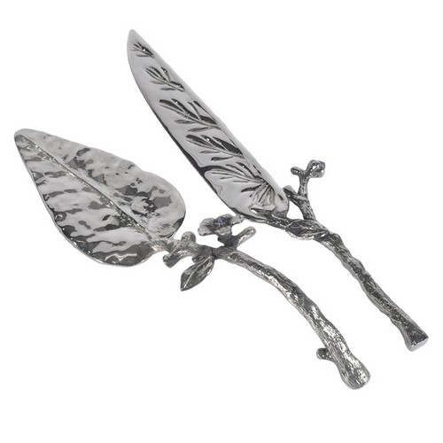 [103001049] S/2 Silver Plated Cake Server