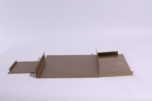 [102004342] S/3 Ras Presentation Tray Brass