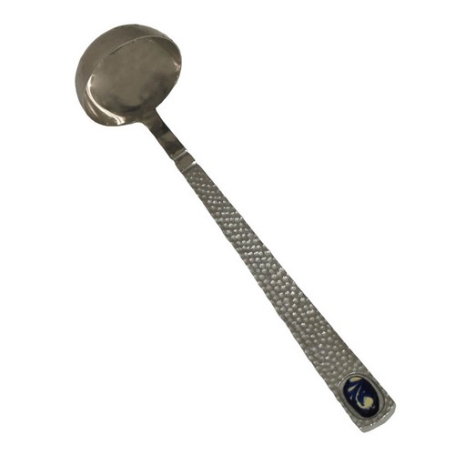 [103001082] Soup Ladle W/Medallion (Silver,32x5, Stainless Steel)