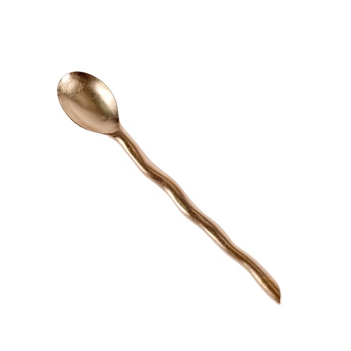 [101003148] Spoon Large (Clear/Gold,30x40xH100, Brass/Glass)