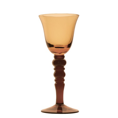 [101002157] Verre Tgm Ambre (9x16.5H CM, Crystal)