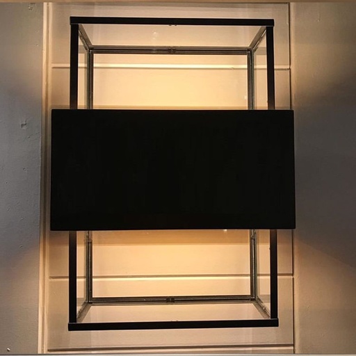 [207003116] Wall Lantern (Antique Brass,30x9x50H, Crystal)