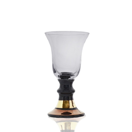 [101002080] Water Gobelet Sibilla (Clear Glass,9.5x9.5x15, Crystal)