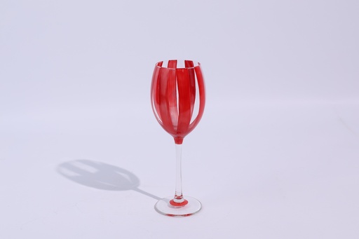 [101002213] Wht Wine Jungl Red Vert Stripe