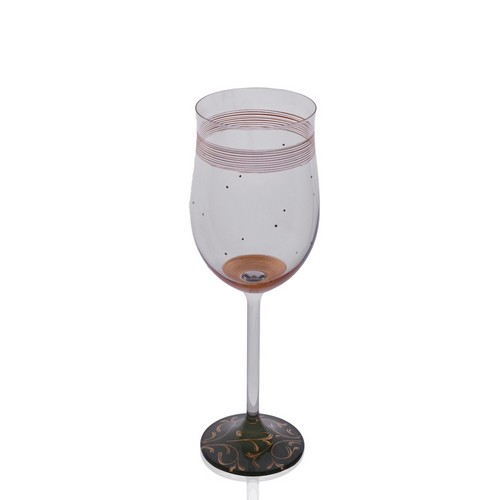 [101002004] Wine Glass/Bohemia Green (Chartreuse,20x21.5H, Glass)