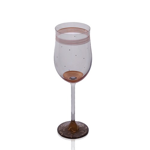 [101002003] Glass/Bohemia Orange (White/Gold,DIA 35CM, Porcelain)