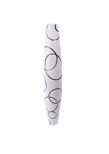 [1070022501] Vase (Black,DIA26x32, Terracotta)