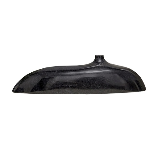 [1070022525] Vase Inika 03 (Brass/Black,38x38x17H CM, Marble)