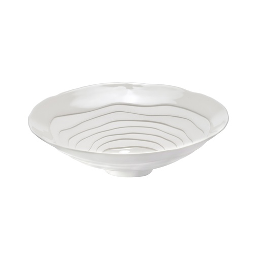 [101008156] Erosum Centerpiece, White (Gold,DIA 14CM, Porcelain)