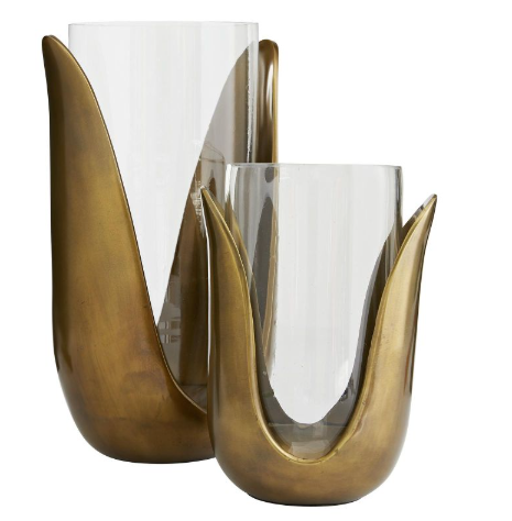 [1070022642] Sonia Vases, Set Of 2
 (Silver/White,85X97X102, Upholstered)
