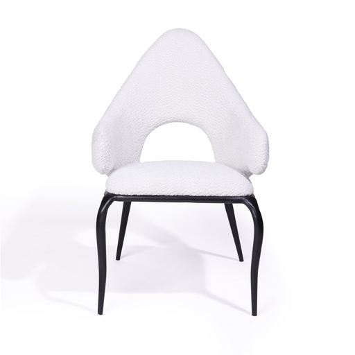 [206001125] Mavros Chair (Grey,CC-80x85x77H ET-61x61x53H CM, Powder Coated Aluminum Frame)